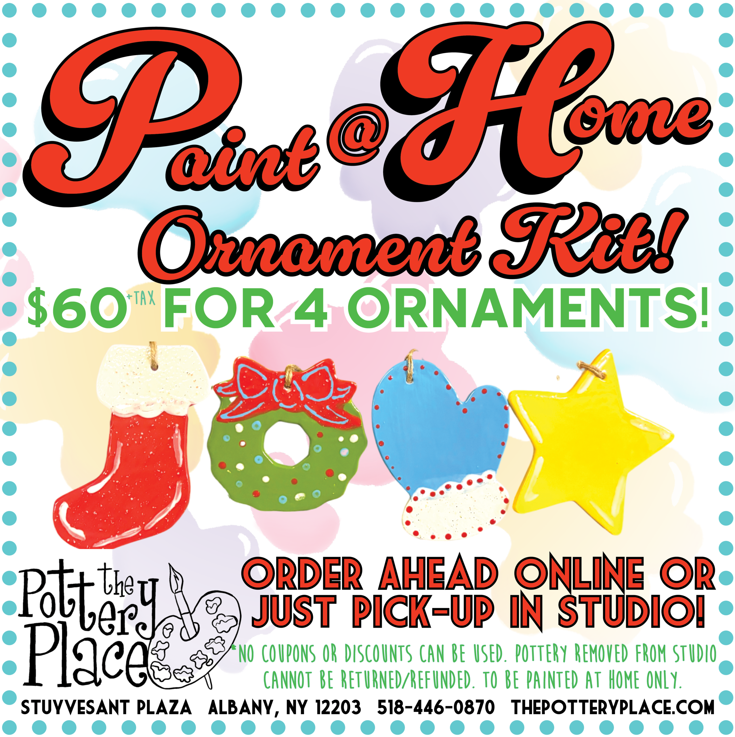 PAINT AT HOME ORNAMENT KIT